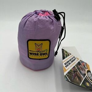 Wise Owl Outfitters Camping Hammock, Purple/Pink NWT